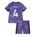 Liverpool Virgil van Dijk #4 Replika Babykläder Tredje matchkläder barn 2023-24 Korta ärmar (+ Korta byxor)